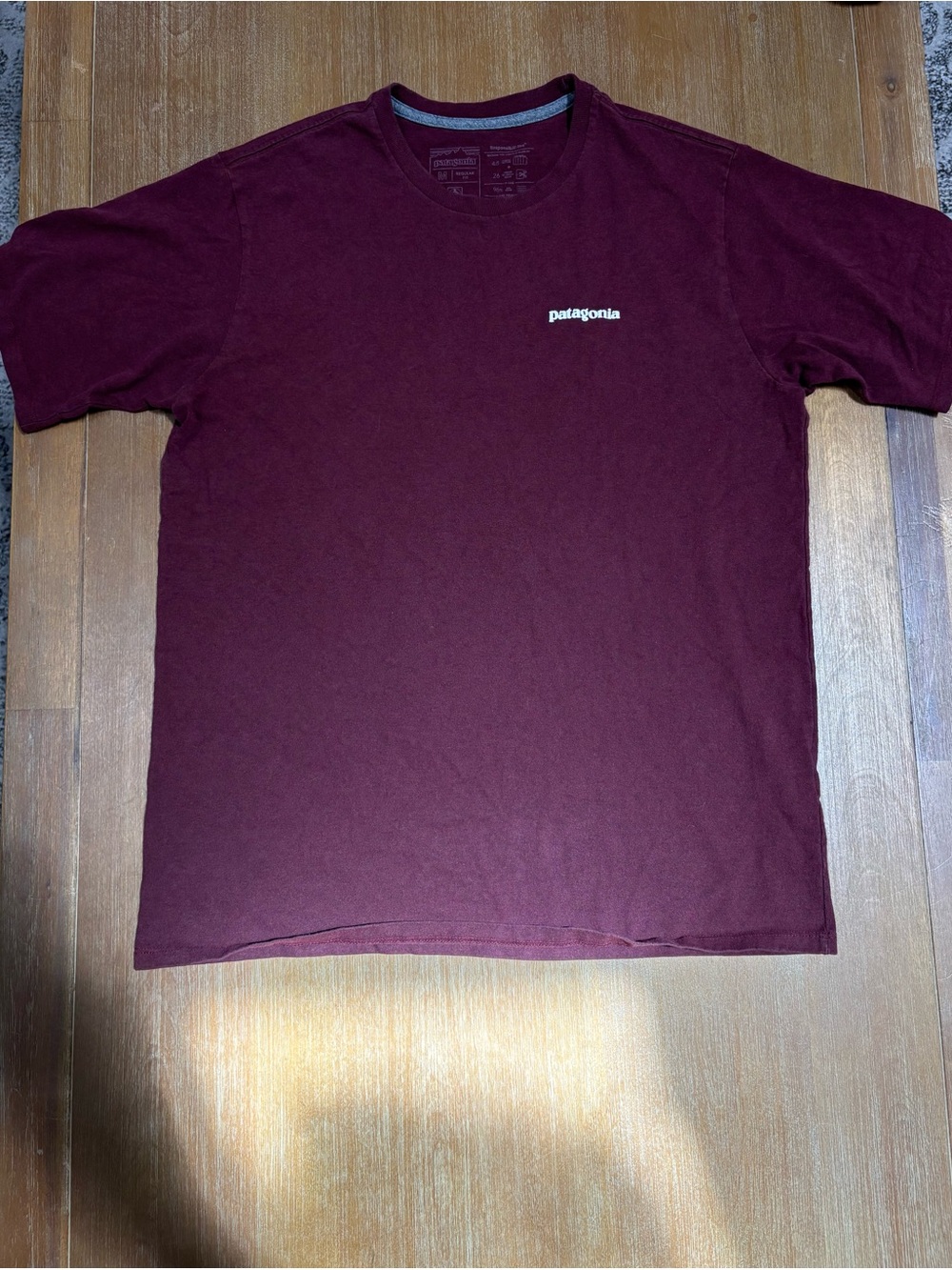 Patagonia Short-Sleeve Crew Tee in Burgundy